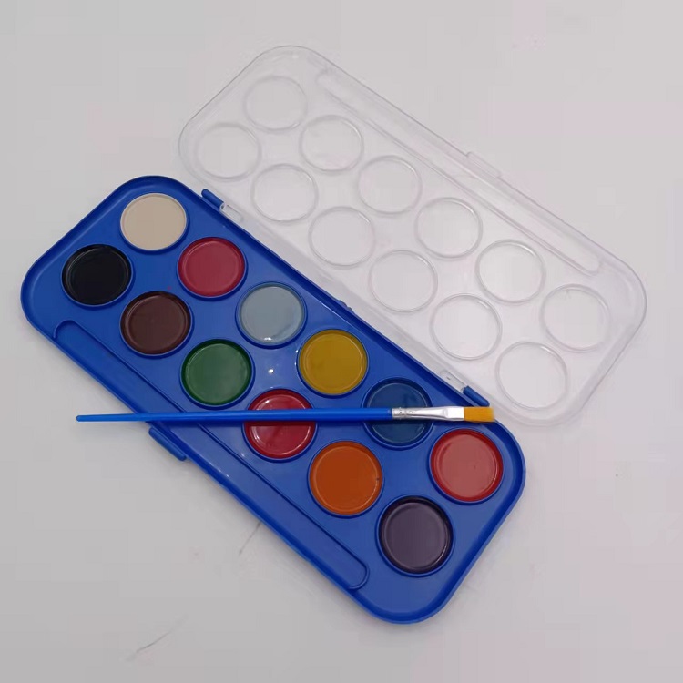 Set di pittura ad acquerello di 12 colori