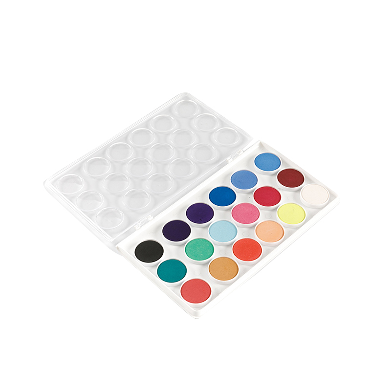 Metodo di corrispondenza dei colori computerizzato con acquerello solido