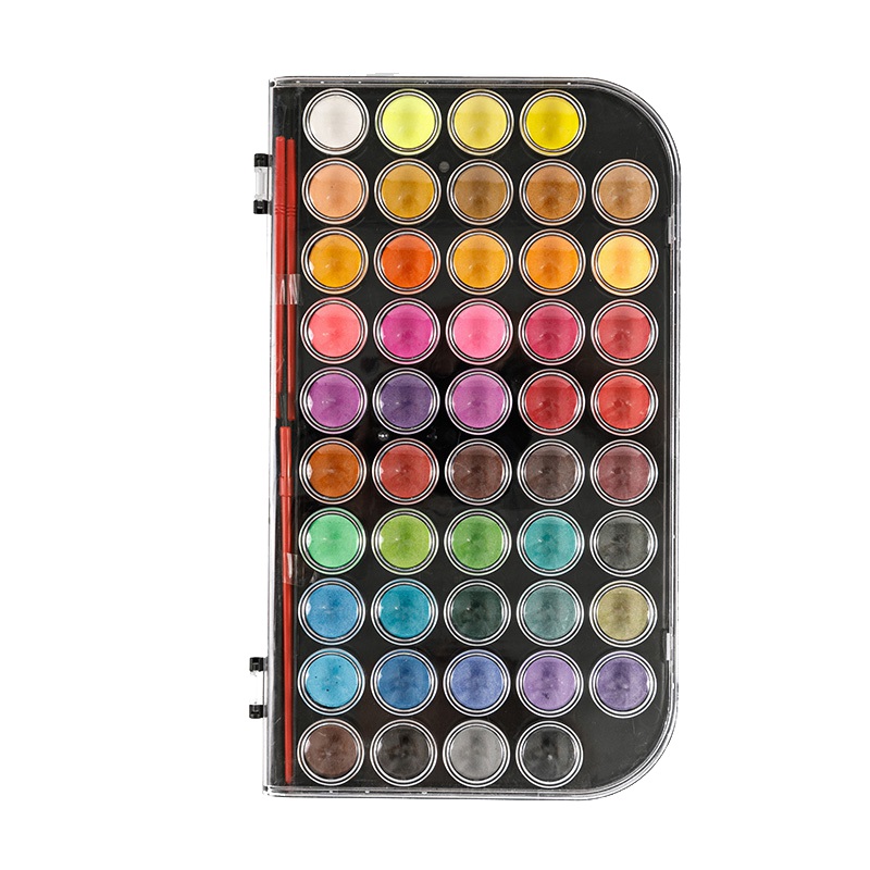 Set per torta ad acquerello solido a 48 colori per artisti