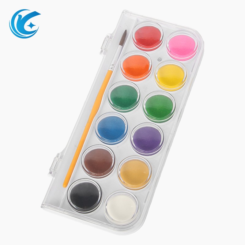 Pittura ad acquerello solido Shimmer 12 colori